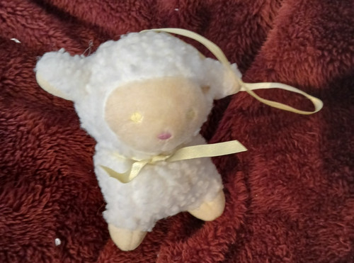 Vintage mothercare rattle lamb - vintage,