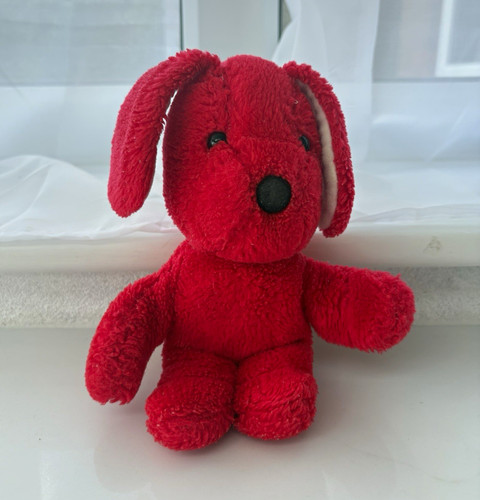 Vintage mothercare red puppy - mothercare,